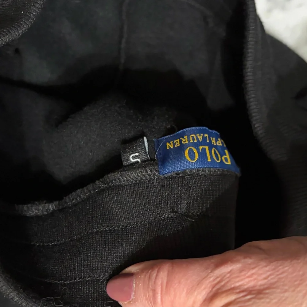 Polo Black Sweatpants with Logo
